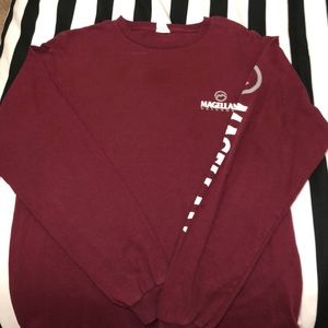 Magellan Maroon Long Sleeve T-shirt